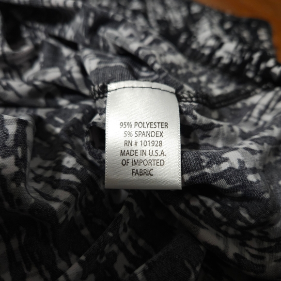 Valerie Bertinelli EUC Women's Black and White Sleeveless Top • Size L - Picture 6 of 8